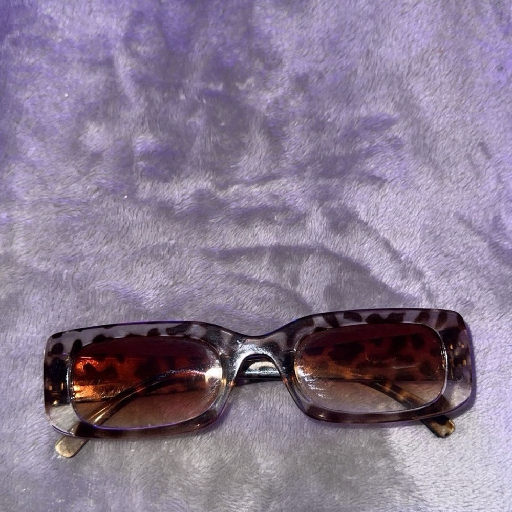 Leopard Print Sunglasses